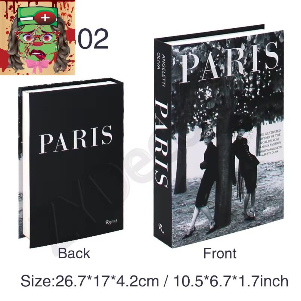 Interior Fake Book Cafe Desk Table Living Room Modern Home Decoration Ornaments